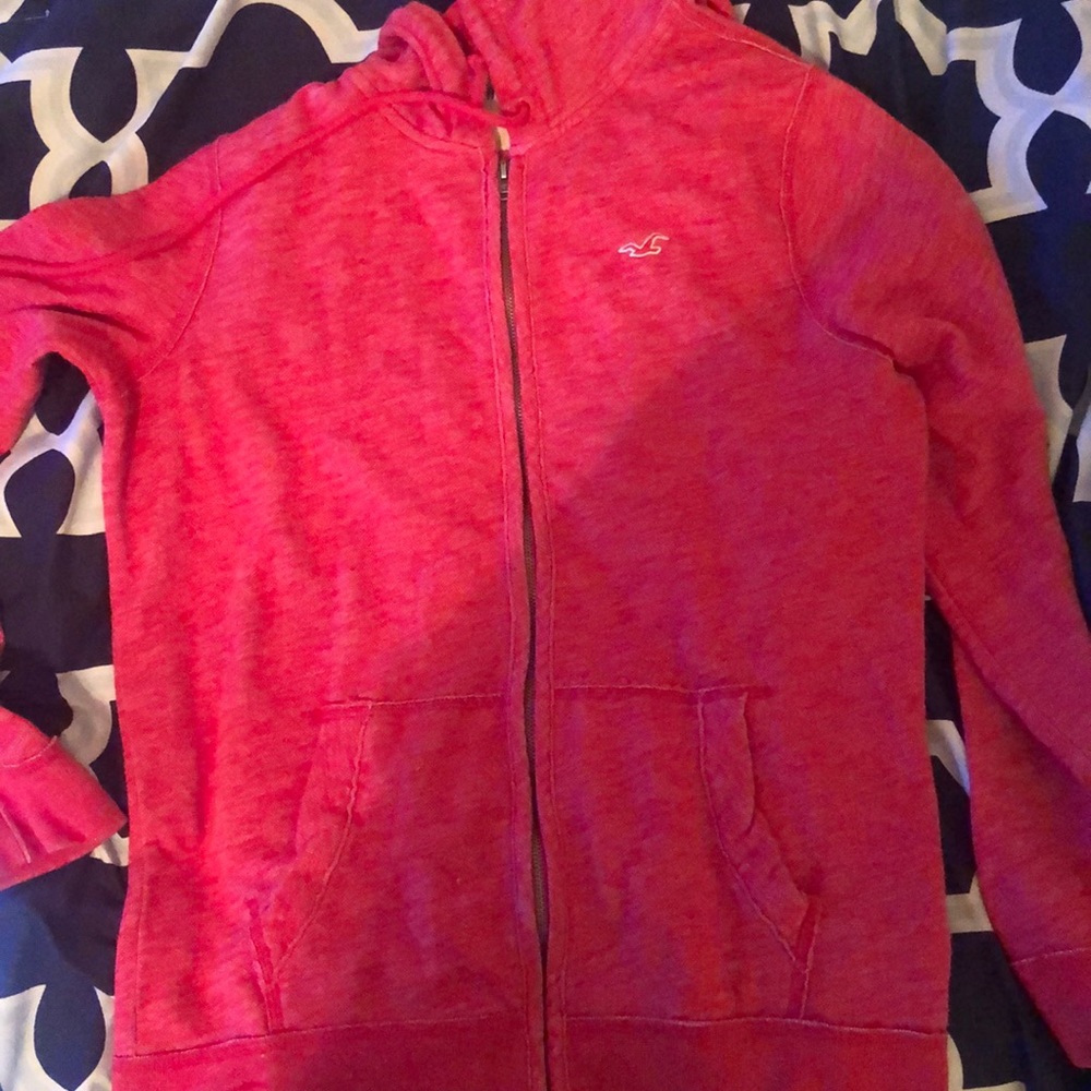 Hollister red jacket